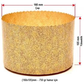 Panettone Kalıbı - Ebat:(Ø16xh10)cm - 10 adet fiyatıdır.